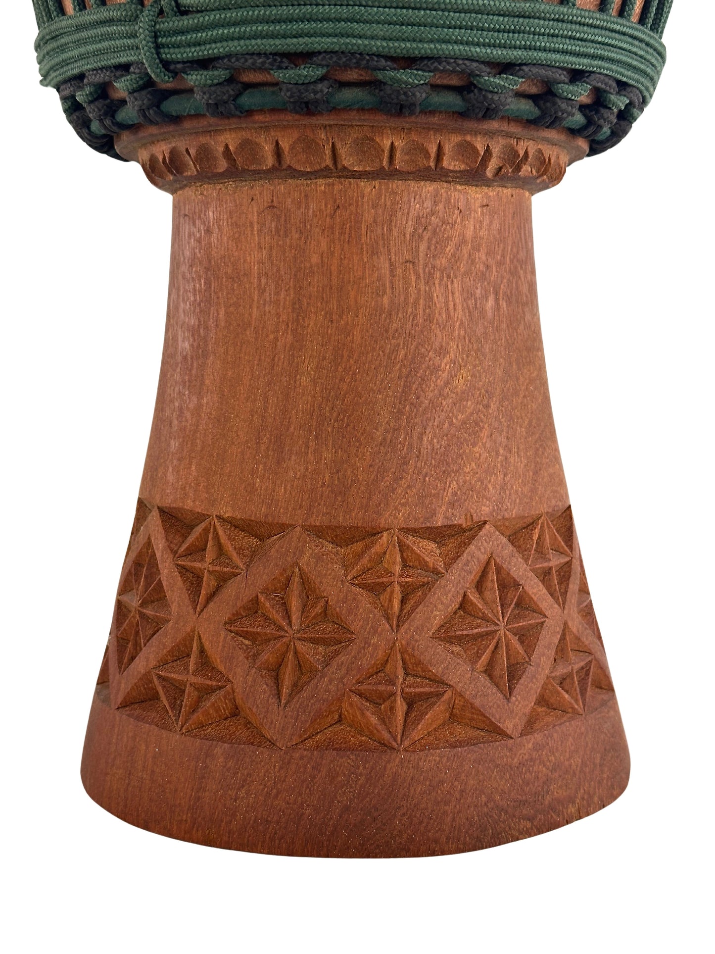 Mini Hardwood Djembe with Carving