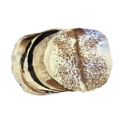 Variety 10 Pieces Goat Skin with Hair